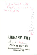 Policeman Jim Goad and his dog Royal - Vintage Photograph