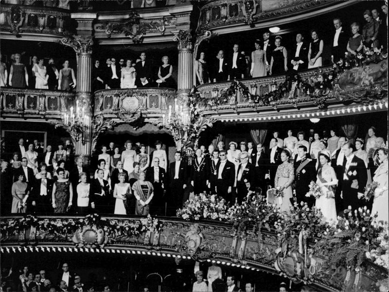 Queen Elizabeth II and Prince Philip visit Belgium - Vintage Photograph