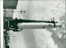 A nuclear weapon. - Vintage Photograph