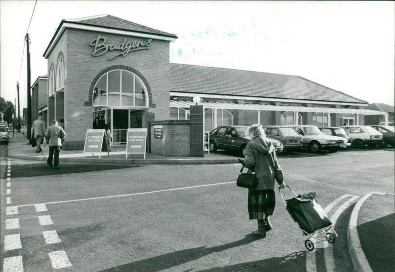 Hunstanton supermarket Budgens - Vintage Photograph