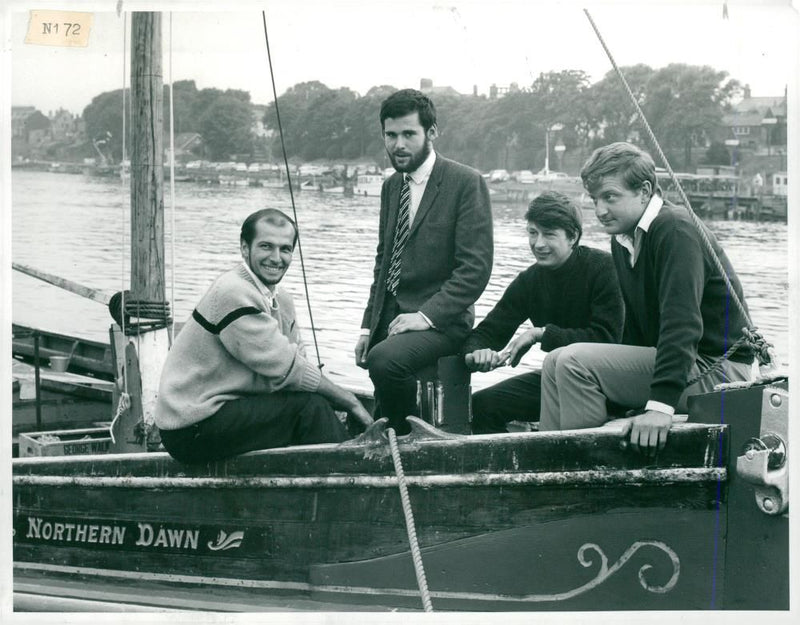 Expeditions, Students plan trip to Barcelona - Vintage Photograph