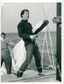 Expeditions with Trimaran  Spearhead. - Vintage Photograph
