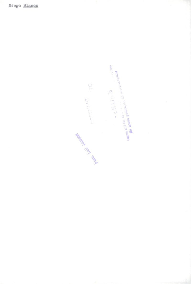 Diego Blanco, musician - Vintage Photograph