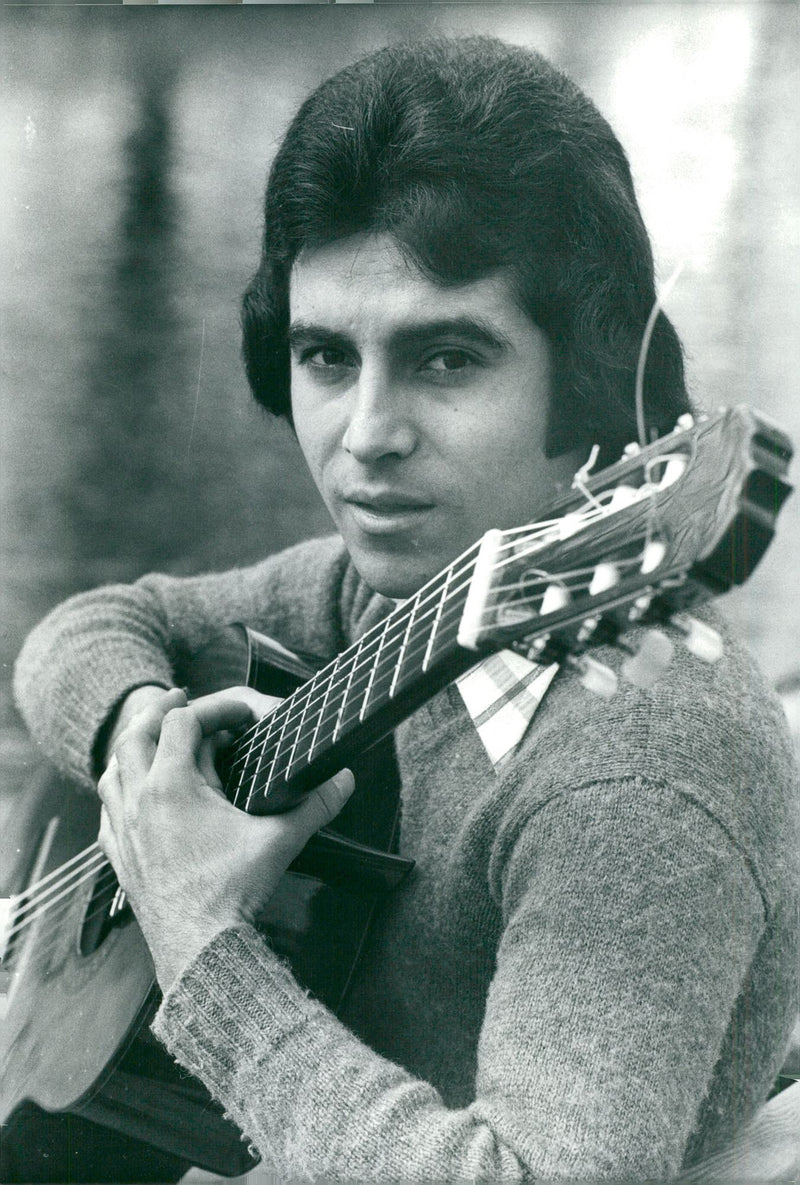 Diego Blanco, musician - Vintage Photograph