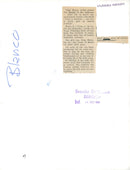 Diego Blanco, musician - Vintage Photograph