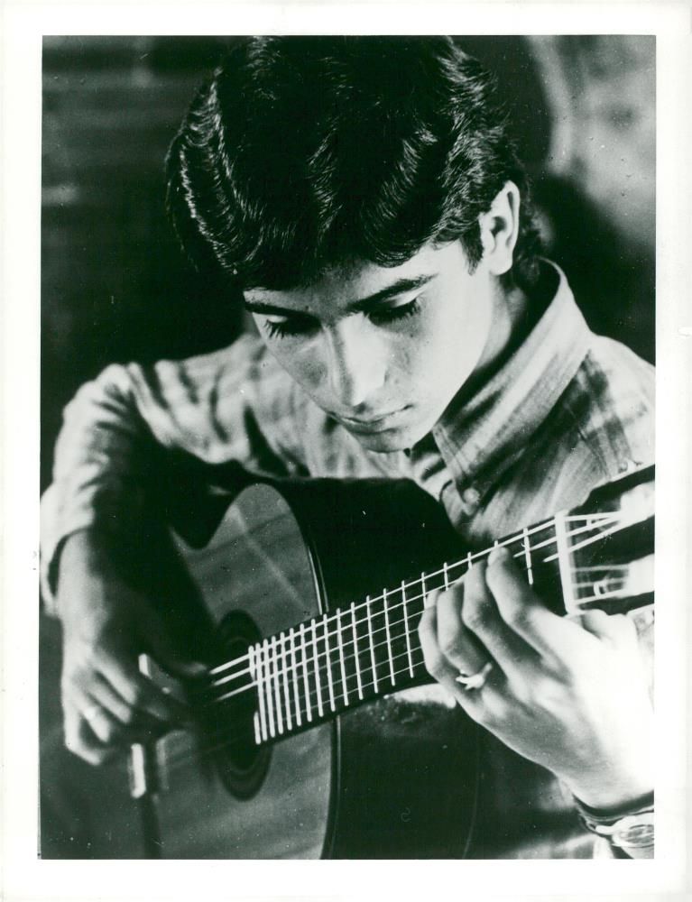 Diego Blanco, musician - Vintage Photograph