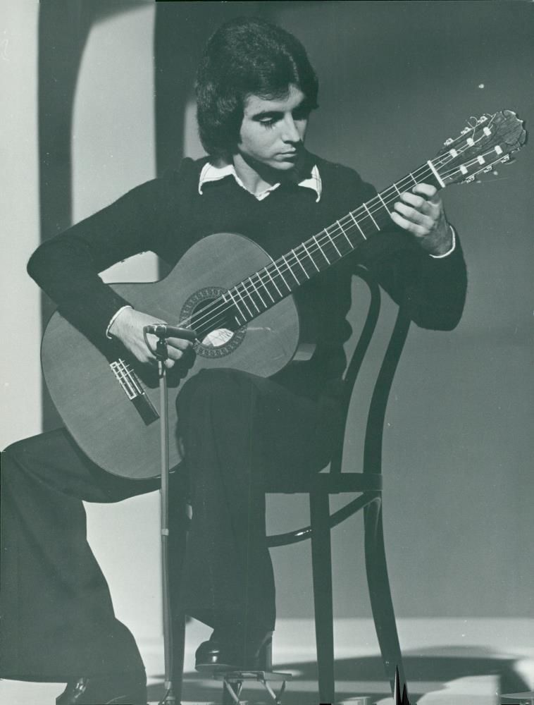 Diego Blanco, musician - Vintage Photograph