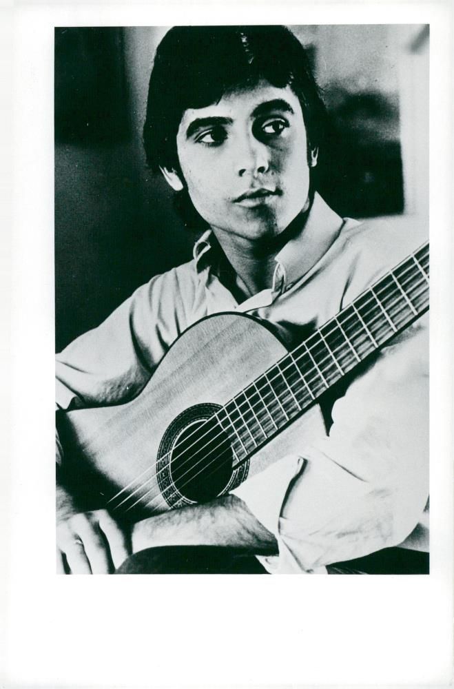 Diego Blanco, musician - Vintage Photograph