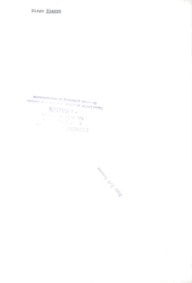 Diego Blanco, musician - Vintage Photograph