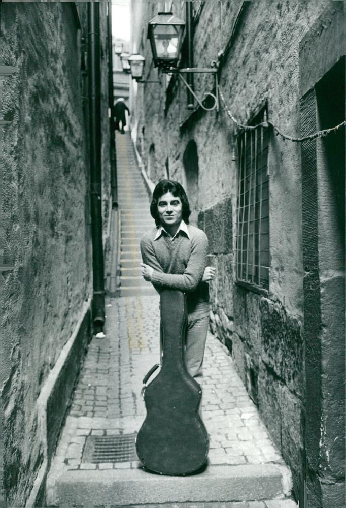 Diego Blanco, musician - Vintage Photograph