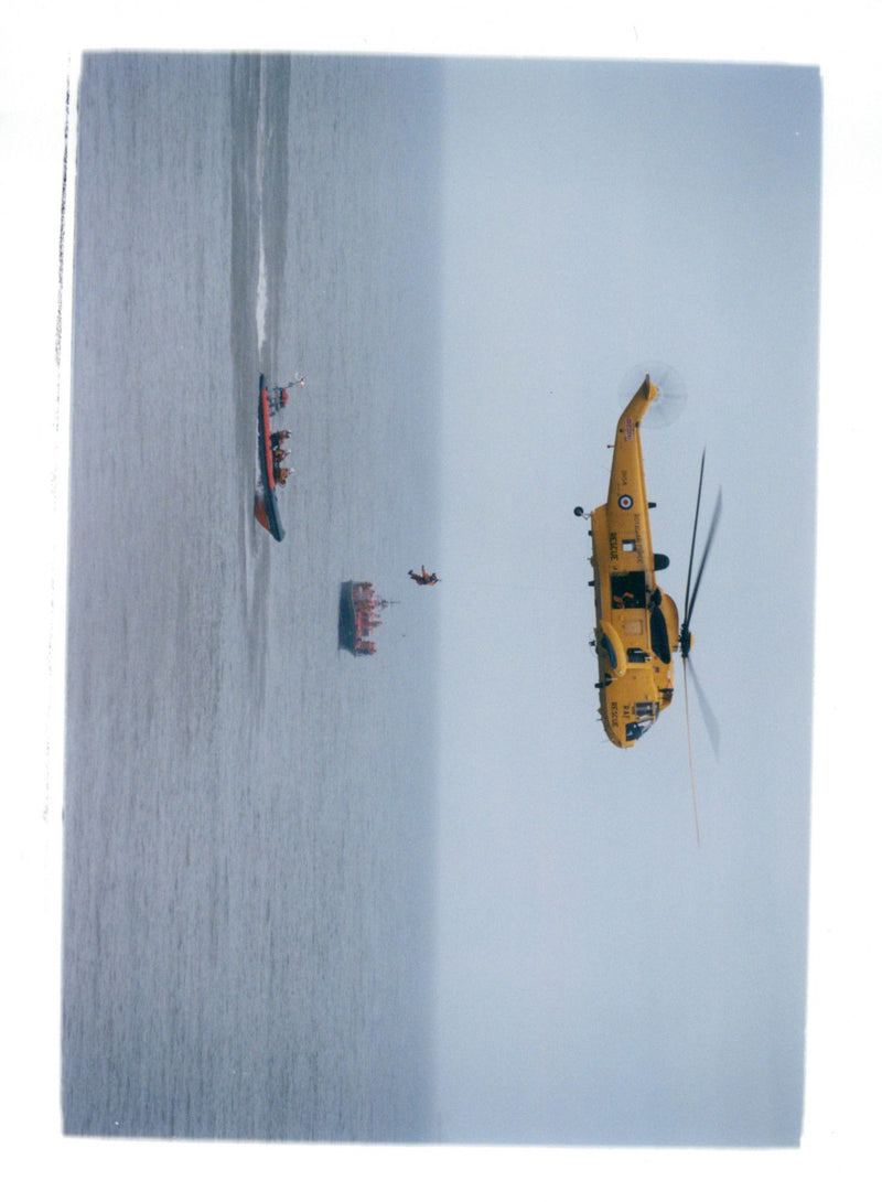 Emergency Services:Retiring Lifeboatman - Vintage Photograph