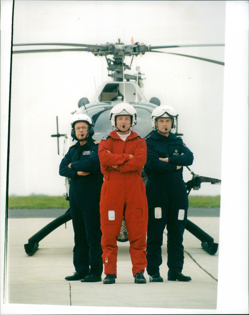 Emergency Services, Air Ambulance - Vintage Photograph