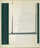 Letter of Prince Charles and Princess Diana. - Vintage Photograph
