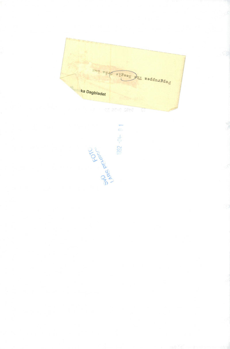 1992 HECTO LARS GROUP BEAGLE TRA PEHRS MEMBERS WRITER - Vintage Photograph