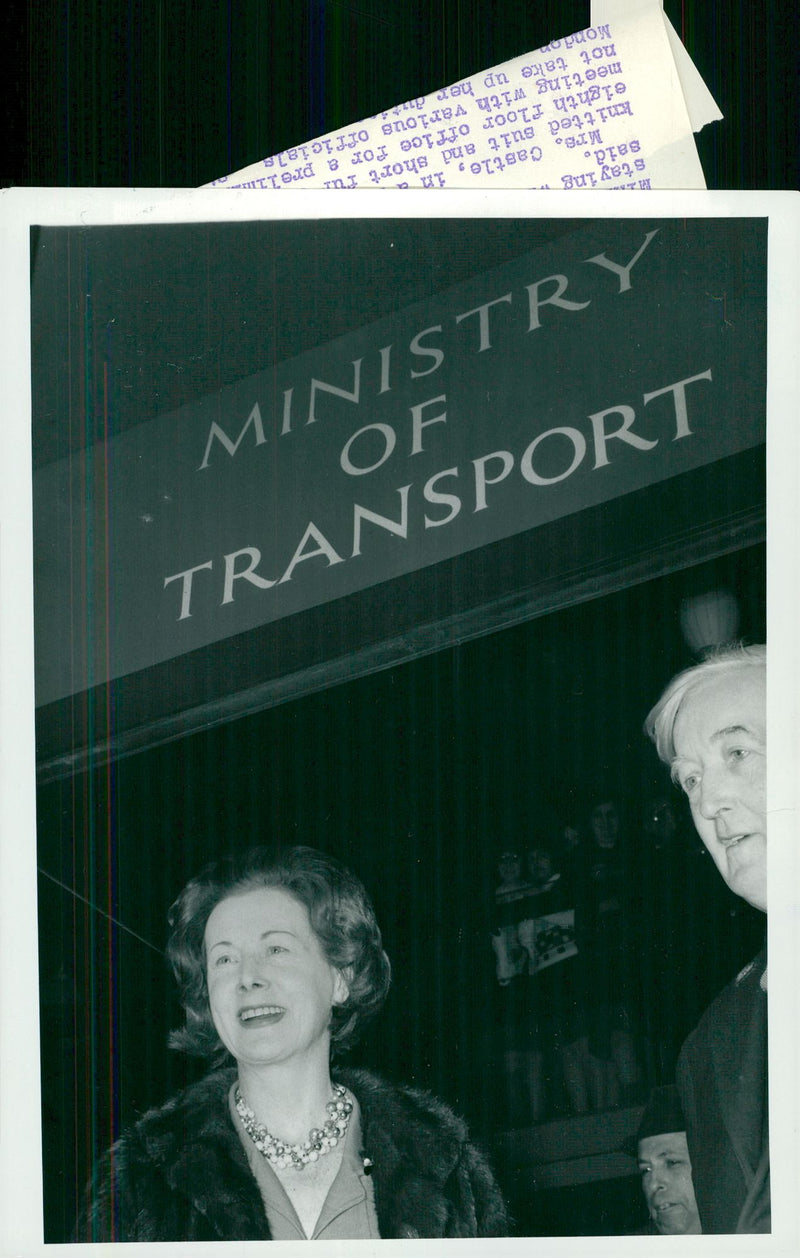 Barbara Castle, politician UK - Vintage Photograph