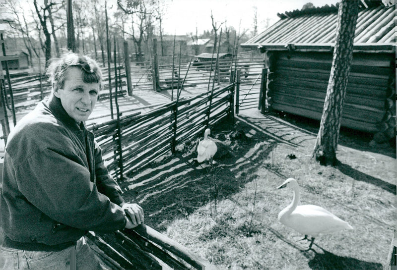 Anders Bjärvall, President of the Nature Conservation Association - Vintage Photograph