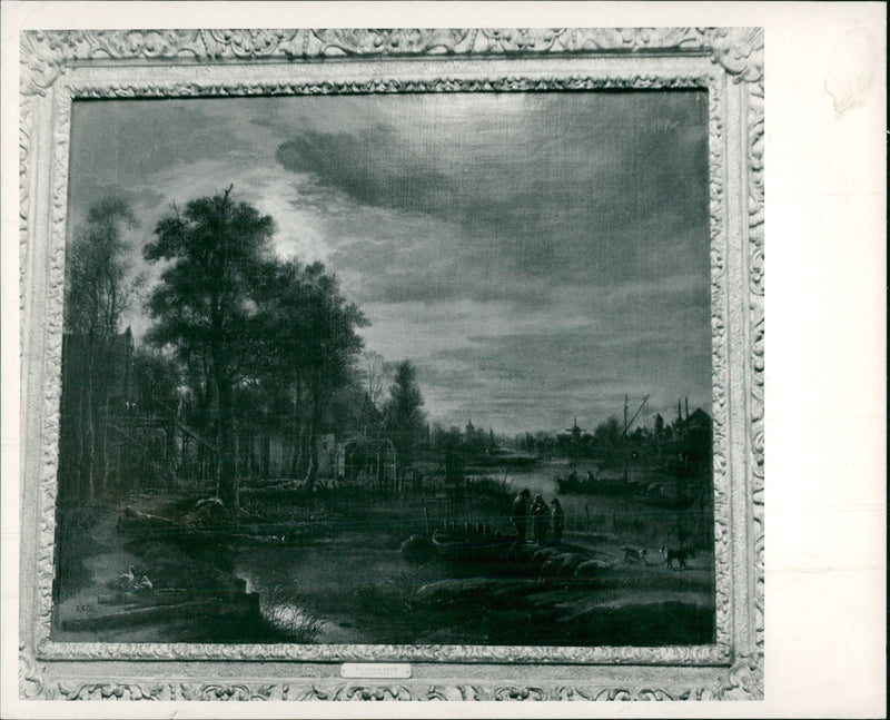 The landscape by Aert van der Neer - Vintage Photograph