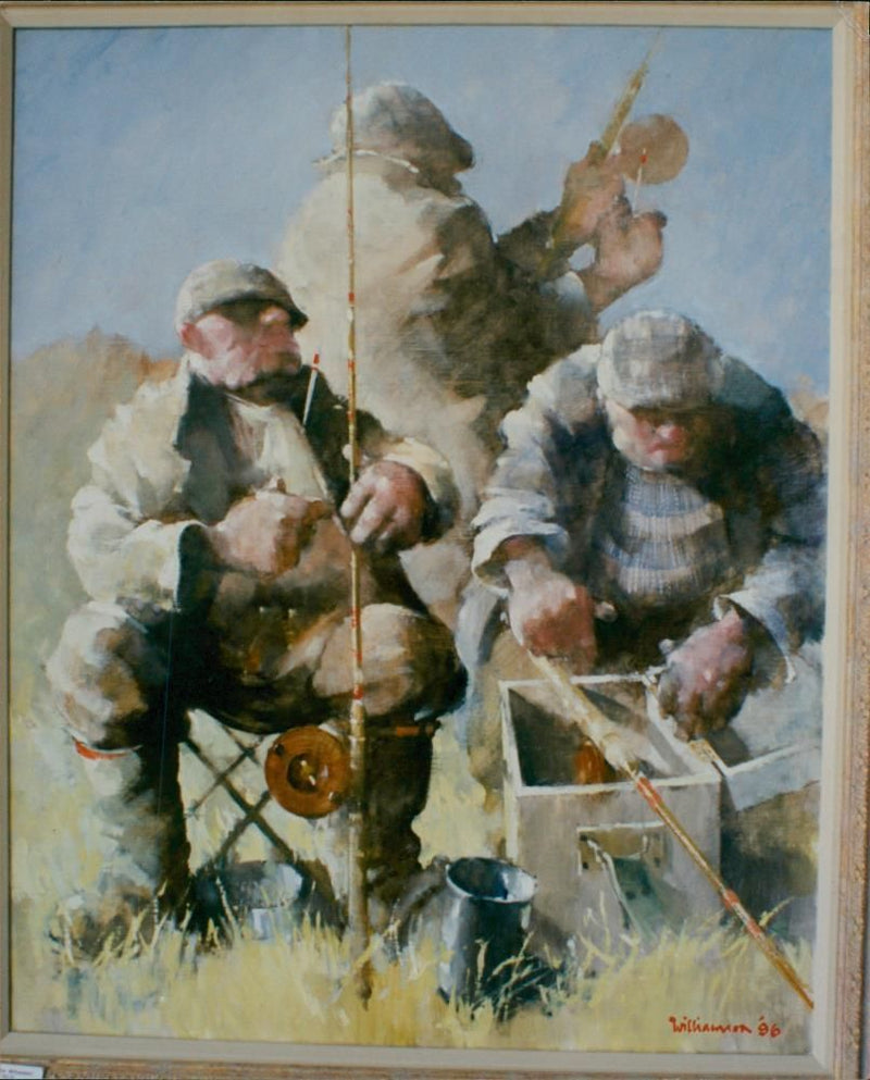 Painting by Lawrie Williamson - Vintage Photograph