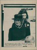 Princess Diana of wales in Funeral. - Vintage Photograph