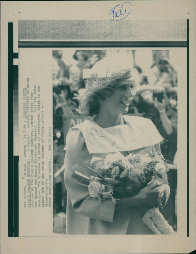 Princess diana of wales. - Vintage Photograph