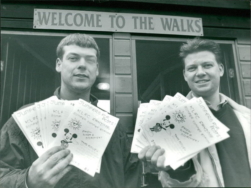 King's Lynn fanzine writer - Vintage Photograph