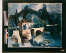 The landscape painting by Maurice de Vlaminck - Vintage Photograph