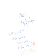 English nature council at how hill. - Vintage Photograph