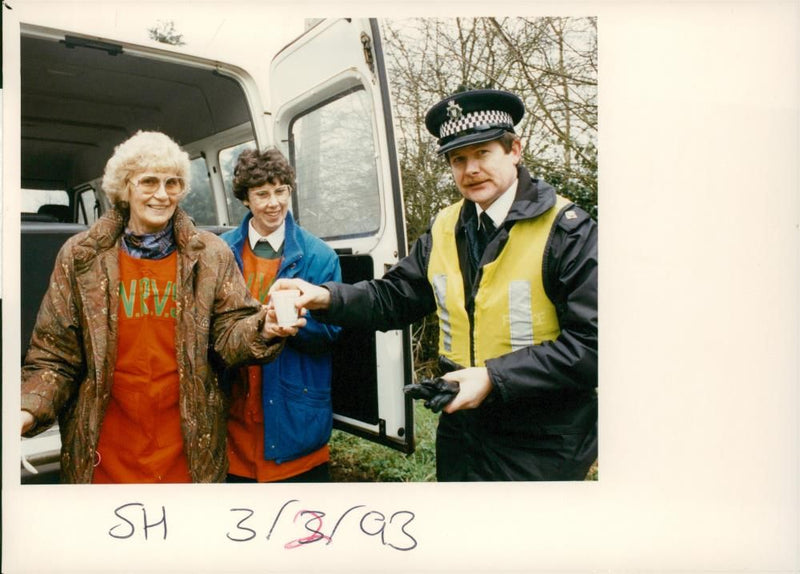 East Tuddenham Tanker Spill - Vintage Photograph