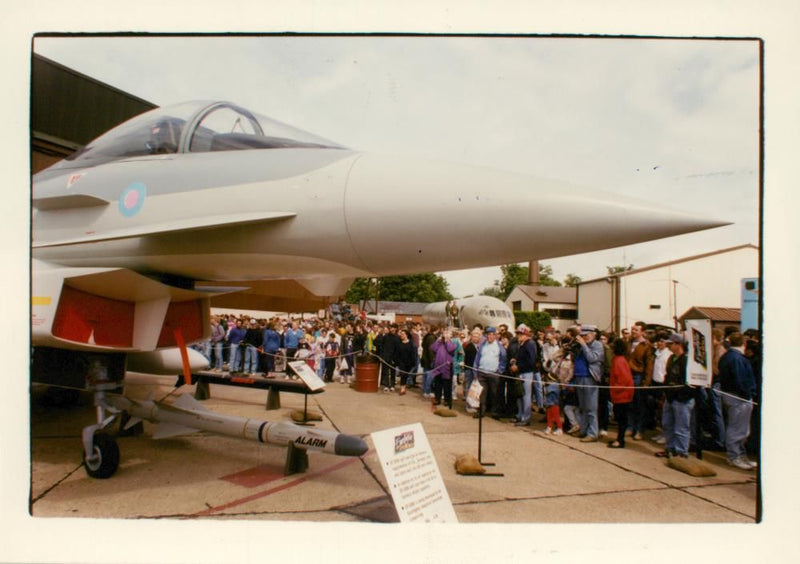 View of Mildenhall air fete. - Vintage Photograph