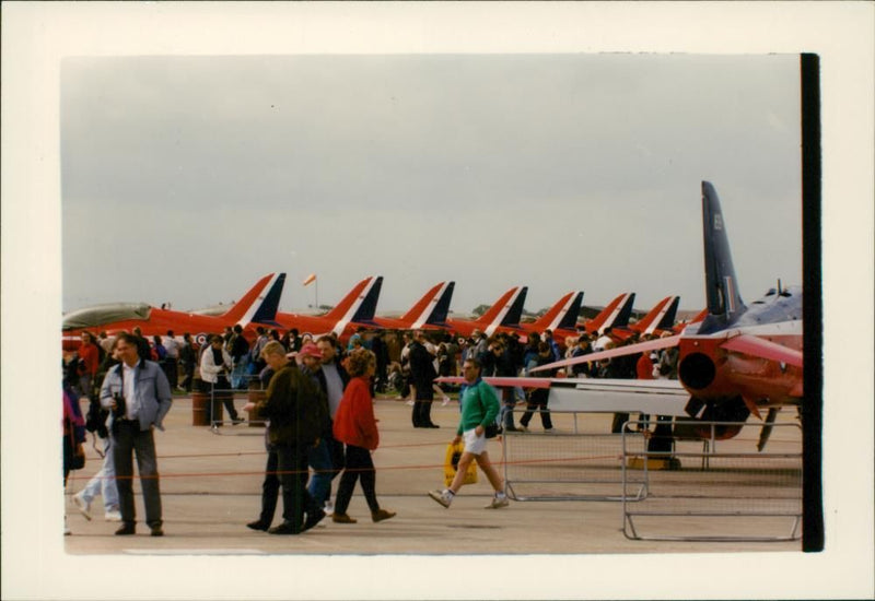 View of Mildenhall air fete. - Vintage Photograph