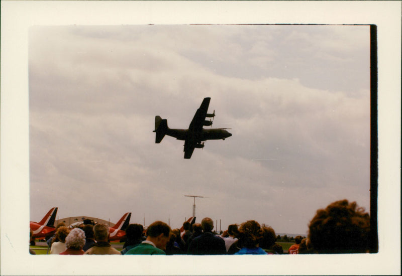 View of Mildenhall air fete. - Vintage Photograph