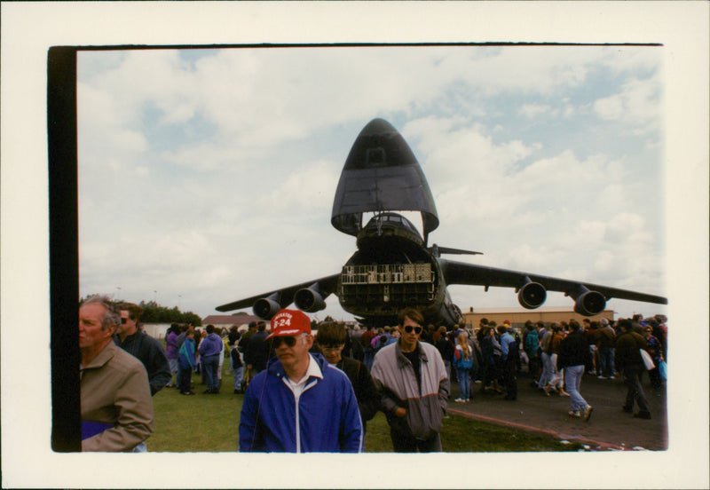 View of Mildenhall air fete. - Vintage Photograph