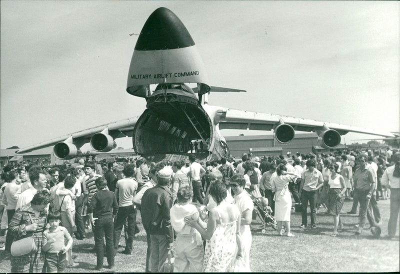 Mildenhall air show. - Vintage Photograph