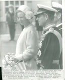 Queen Margrethe of Denmark with Duke of Edinburgh - Vintage Photograph