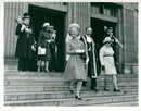Katharine, Duchess of Kent leaving the City Hall - Vintage Photograph