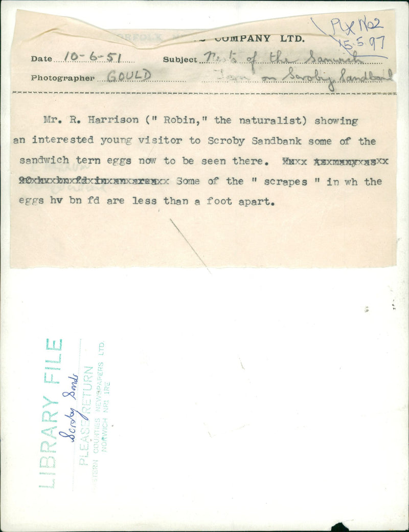 Scroby Sands - Vintage Photograph