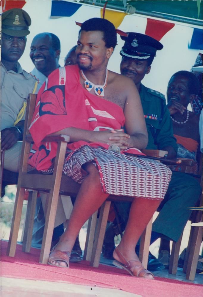 King Mswati III of Swaziland - Vintage Photograph