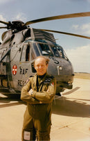 Wittisham rescue flight commander Sqn Ldr. Jerry English. - Vintage Photograph