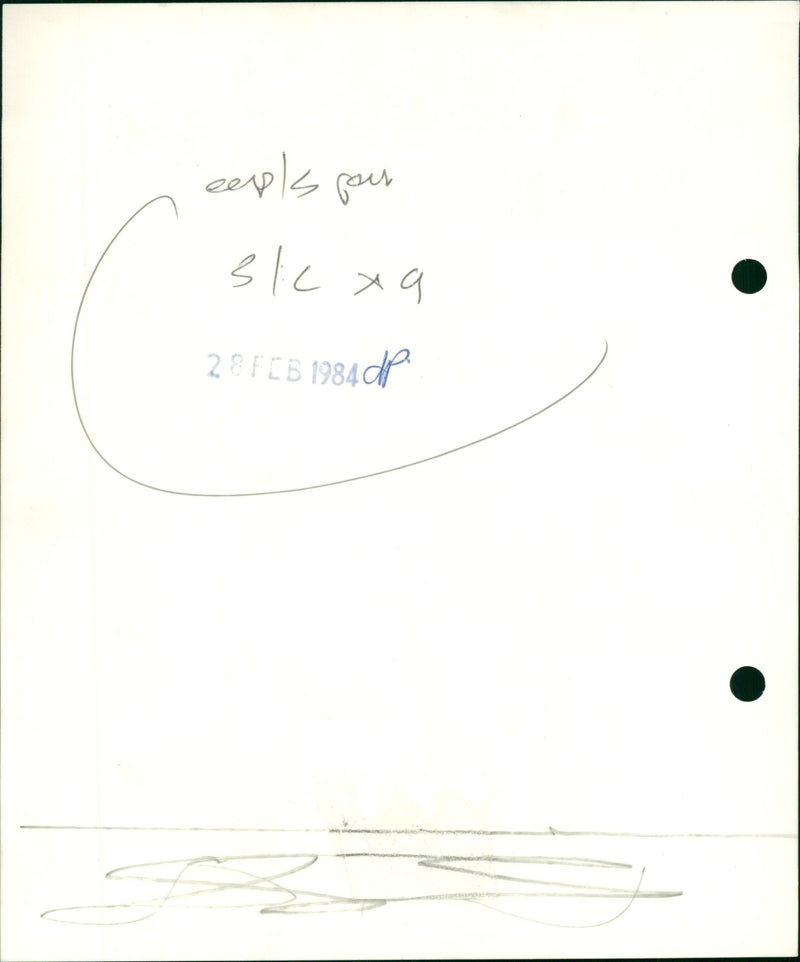 Robin Brundle - Vintage Photograph