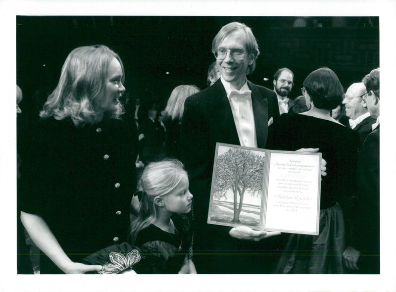 Thomas R. Cech at the Nobel Prize Awards in the Concert Hall - Vintage Photograph