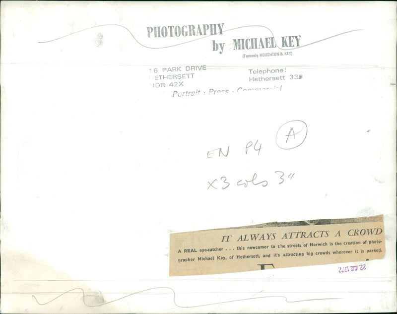 Cars: Customised & Specialised - Vintage Photograph