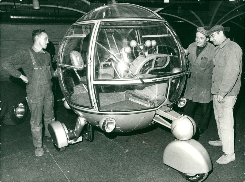 Cars: Customised & Specialised: Auto-module by J.P. Ponthieu - Vintage Photograph