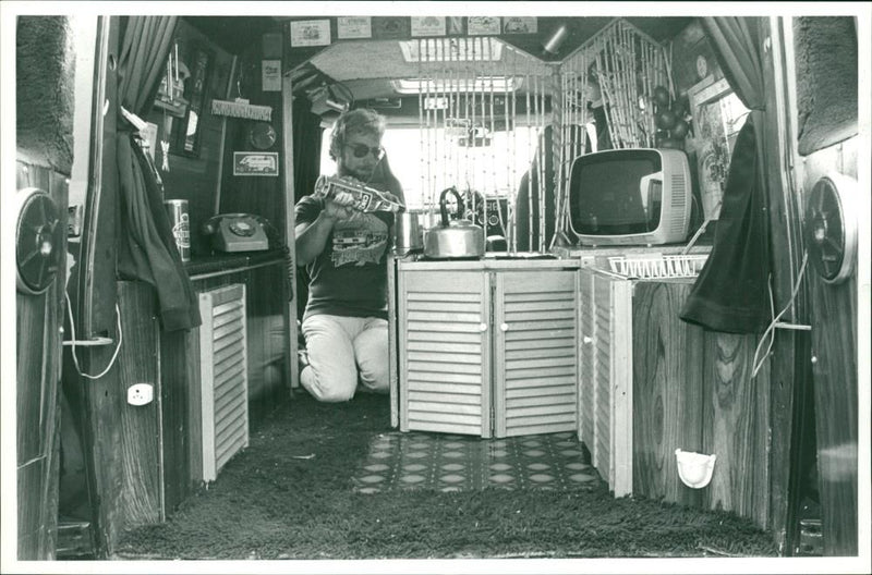 Cars: Customised & Specialised: Custom Van of Mick Stanley - Vintage Photograph