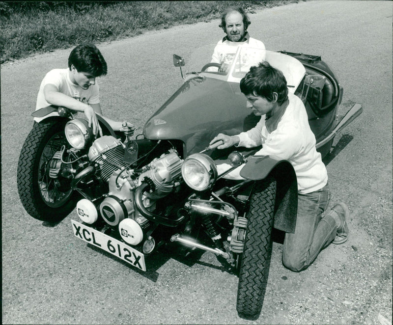 Cars: Customised & Specialised: Tricking with Peter Divey, Tony Divey and Roger Constable. - Vintage Photograph