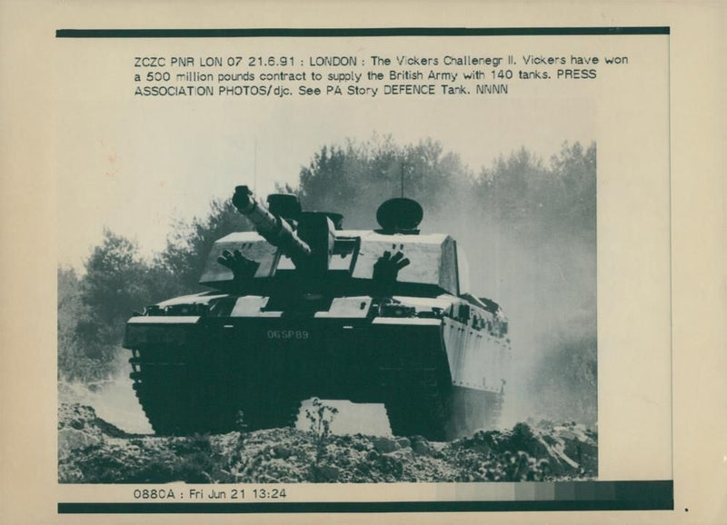 The Vickers Challenger II - Vintage Photograph