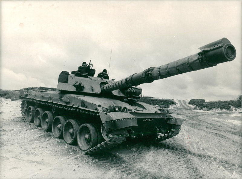 The Britain Army's main battle tank. - Vintage Photograph