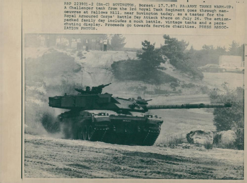 A Challenger tank - Vintage Photograph