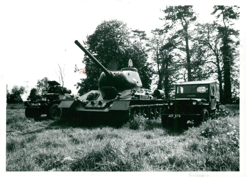 Military Tanks - Vintage Photograph