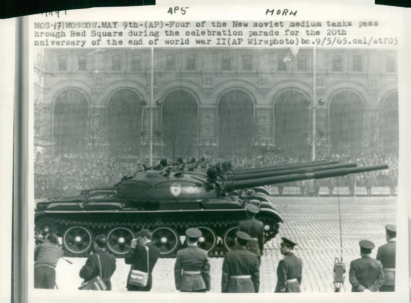 The New Soviet Medium Tanks - Vintage Photograph