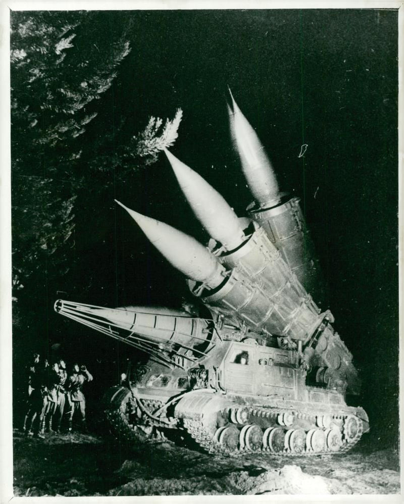 Soviet Firing Tank - Vintage Photograph
